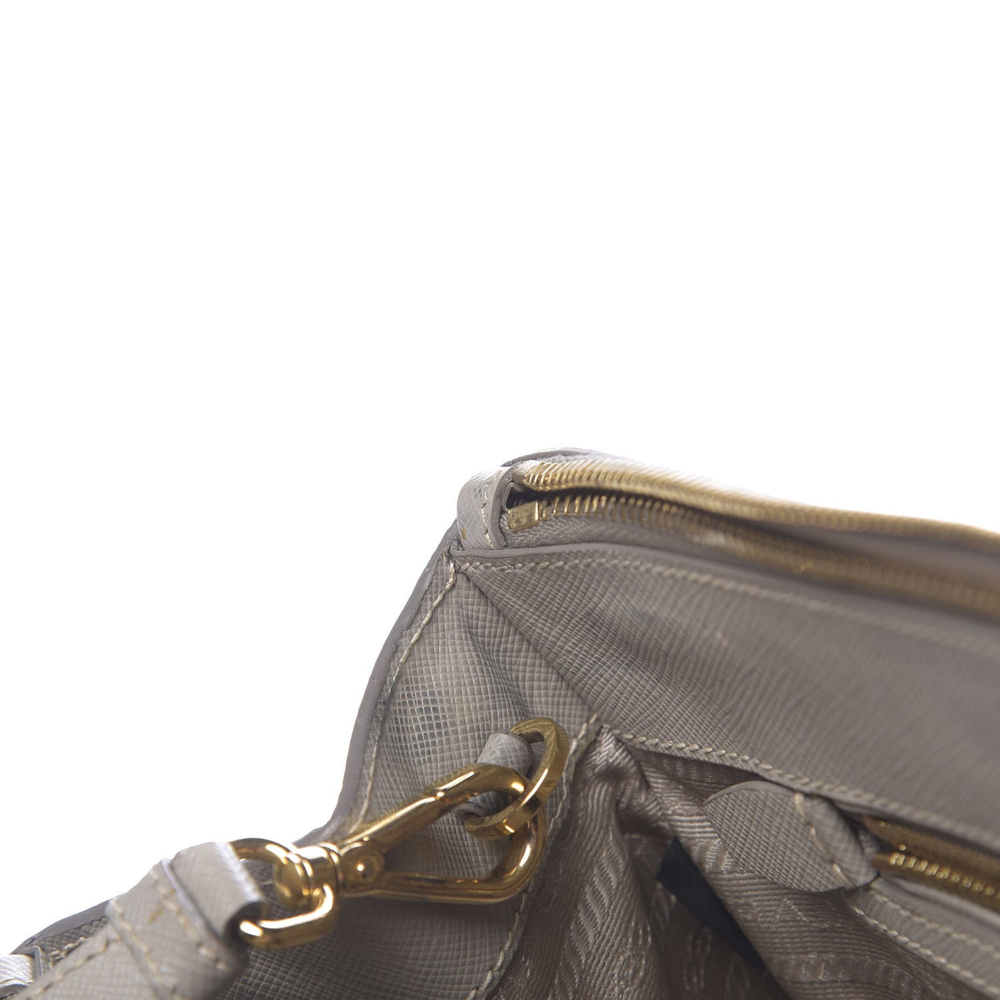 Saffiano Medium Galleria Double Zip Tote Pomice
