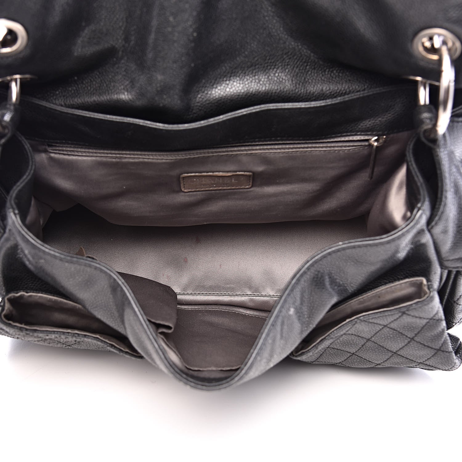 Chanel Caviar Quilted Mademoiselle Satchel Black 5 of 16