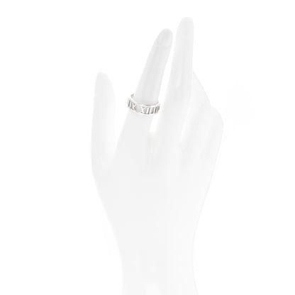 Tiffany Sterling Silver Wide Atlas Open Ring 54 6.75 2 of 4