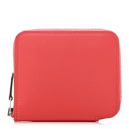 Hermes Epsom Silk'in Compact Wallet Rose Jaipur 1 of 7