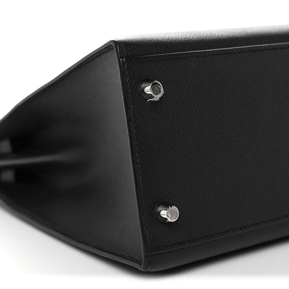 Hermes Epsom Kelly Sellier 32 Black 9 of 10