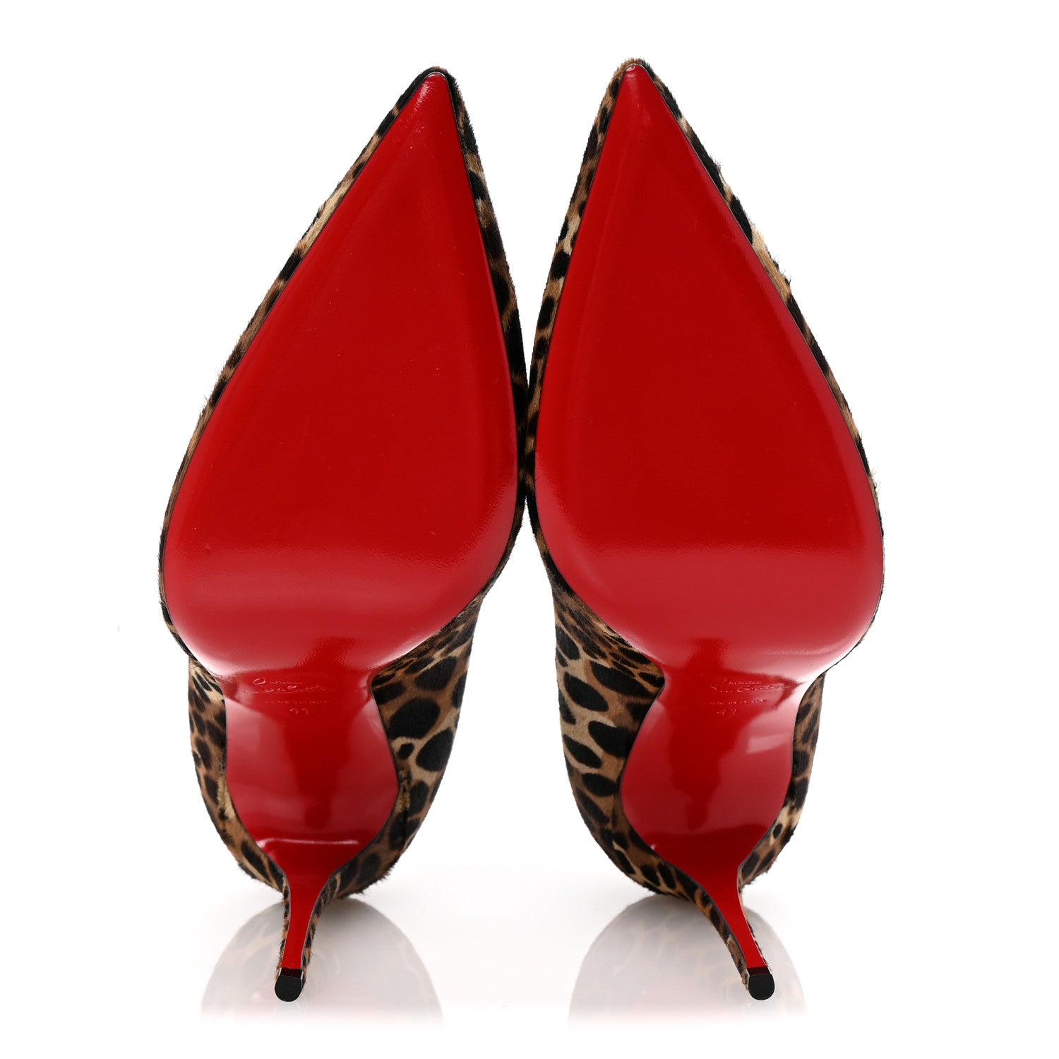 Christian Louboutin Pony Madagascar Kid Kate 100 Pumps 41 Brown Black 6 of 9
