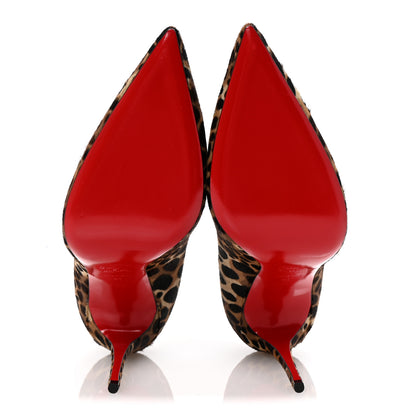 Christian Louboutin Pony Madagascar Kid Kate 100 Pumps 41 Brown Black 6 of 9