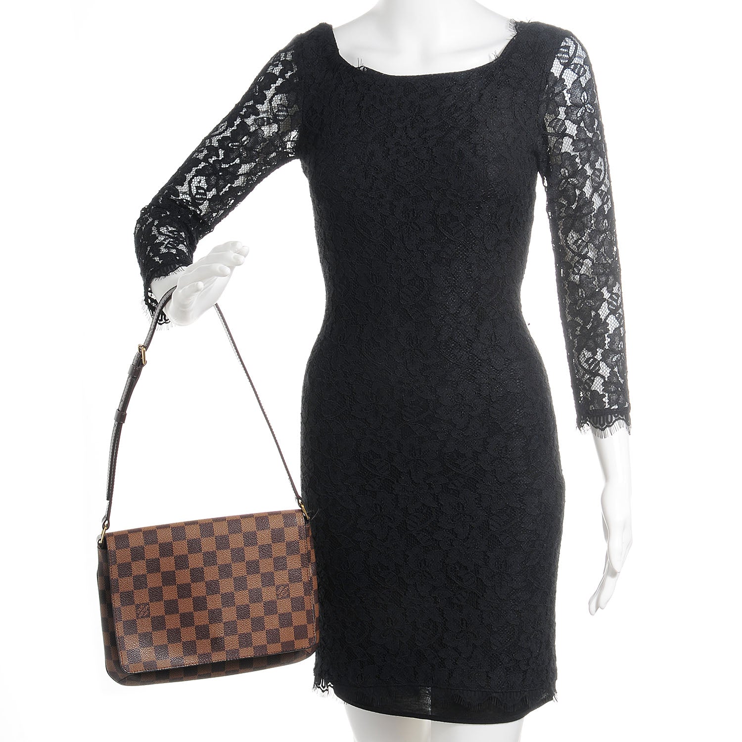 Louis Vuitton Damier Ebene Musette Tango 2 of 7