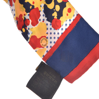 Louis Vuitton Silk Hibiscus Bandeau Blue 5 of 5