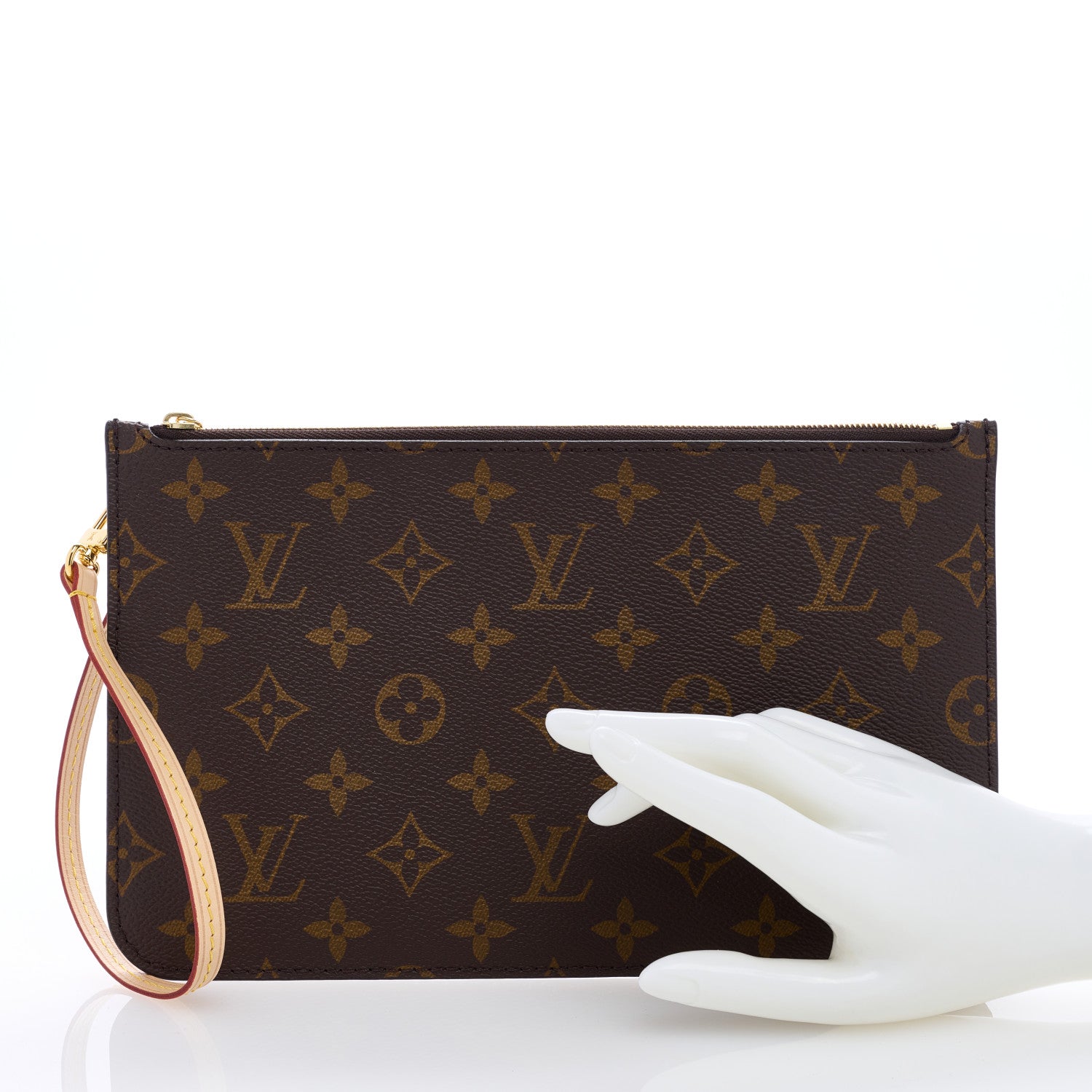 Louis Vuitton Monogram Neverfull MM GM Pochette 2 of 6