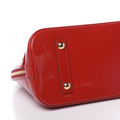 Louis Vuitton Vernis Alma PM Cherry 9 of 10