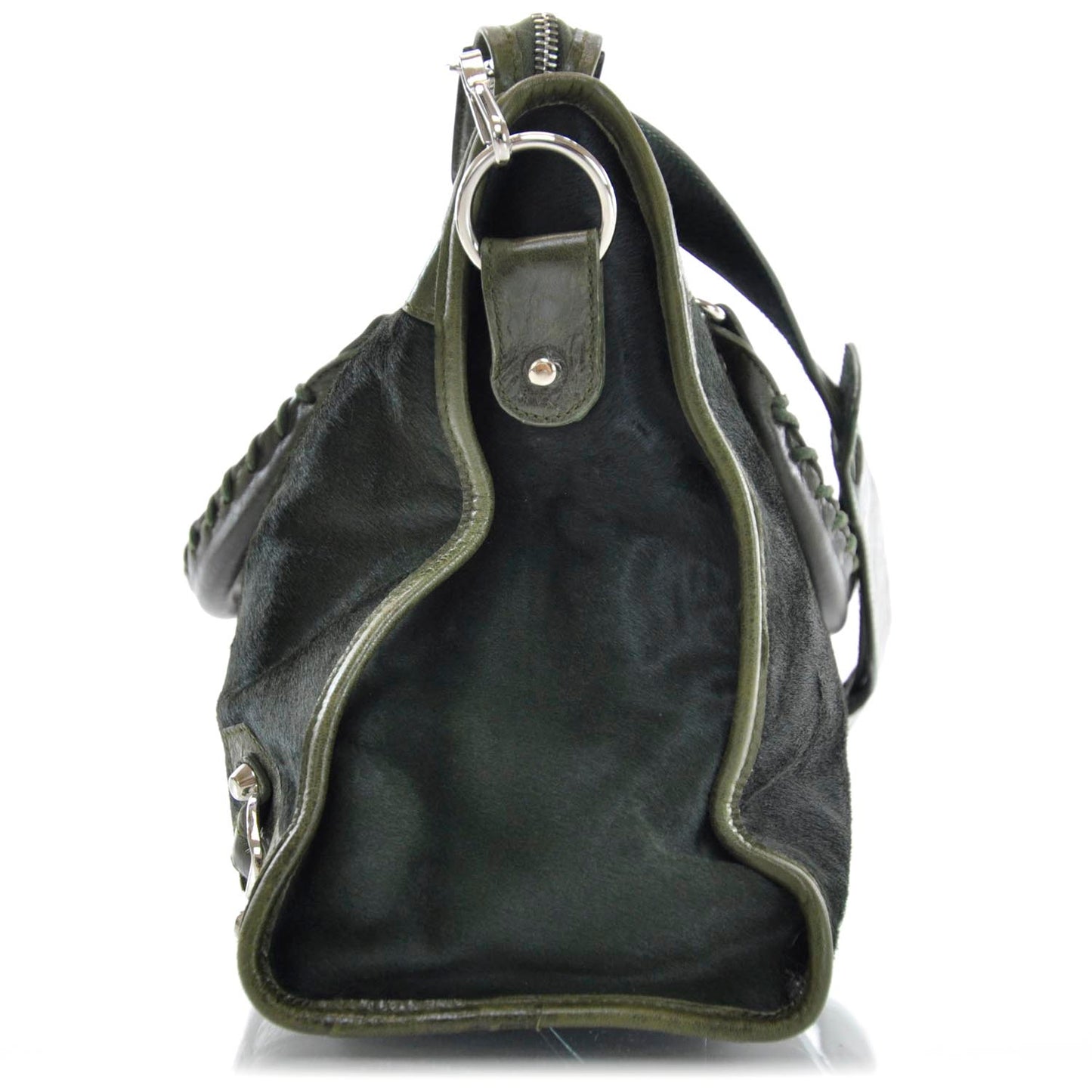 Pony Hair City Olive