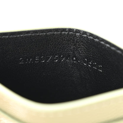 Saint Laurent Grain De Poudre Card Case Light Khaki 7 of 7