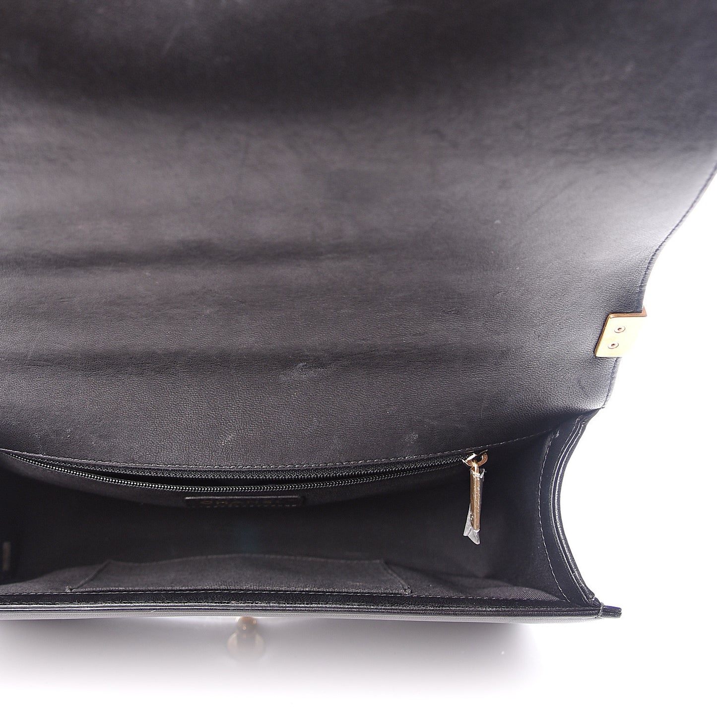 Lambskin Quilted New Medium Boy Flap Black