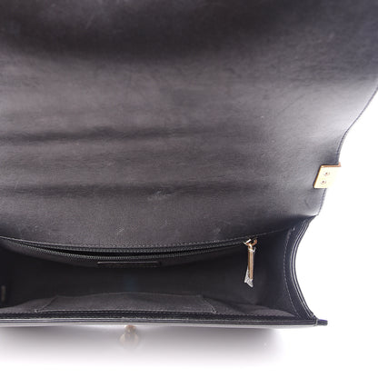 Chanel Lambskin Quilted New Medium Boy Flap Black 4 of 15