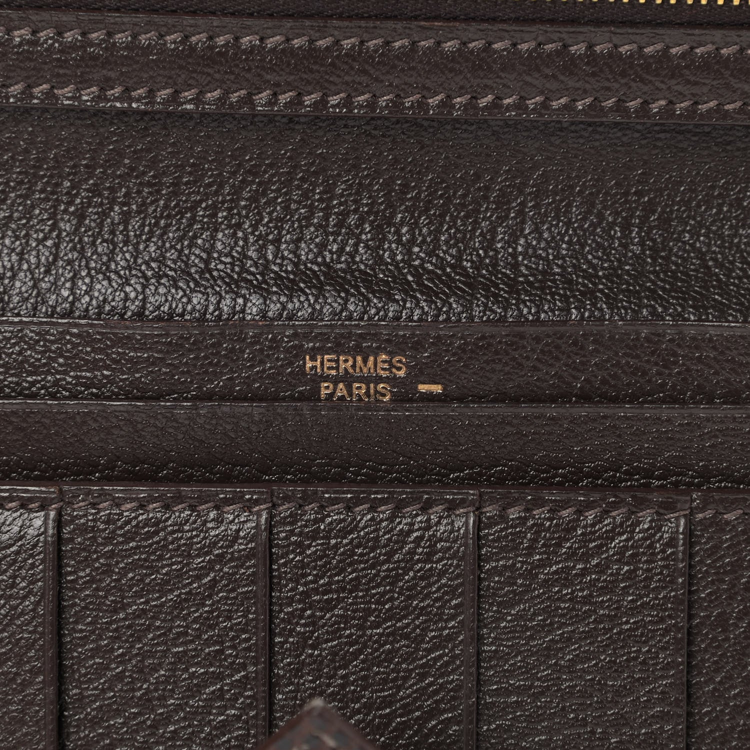 Hermes Lizard Bearn Wallet Havane 6 of 6