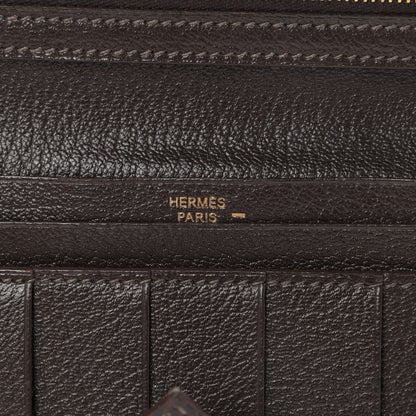 Hermes Lizard Bearn Wallet Havane 6 of 6