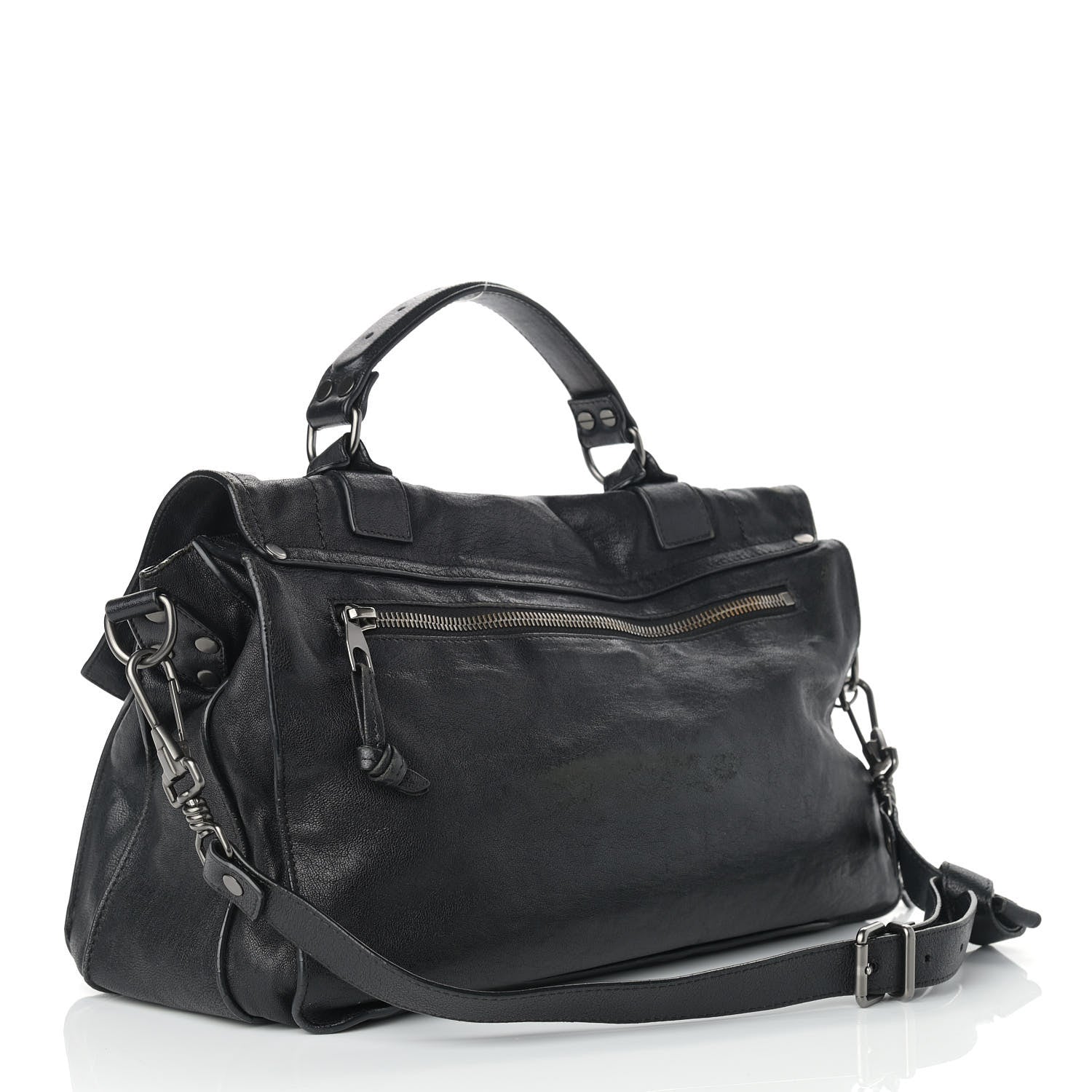 Proenza Schouler Lambskin PS1 Large Satchel Black 3 of 10