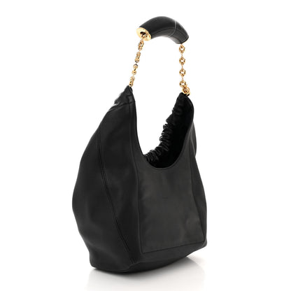 Loewe Buttery Nappa Lambskin Small Squeeze Bag Black 2 of 8