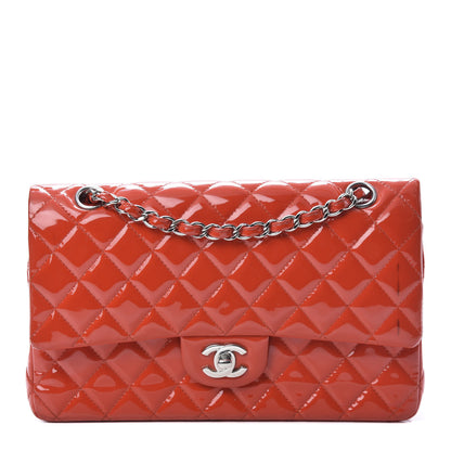 Chanel Patent Calfskin Quilted Medium Double Flap Red 1 of 15