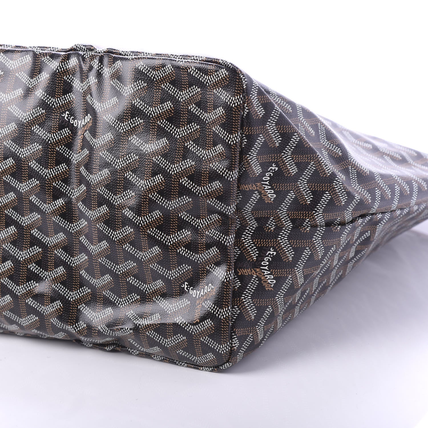 Goyard Goyardine Saint Louis GM Black Gold 7 of 8