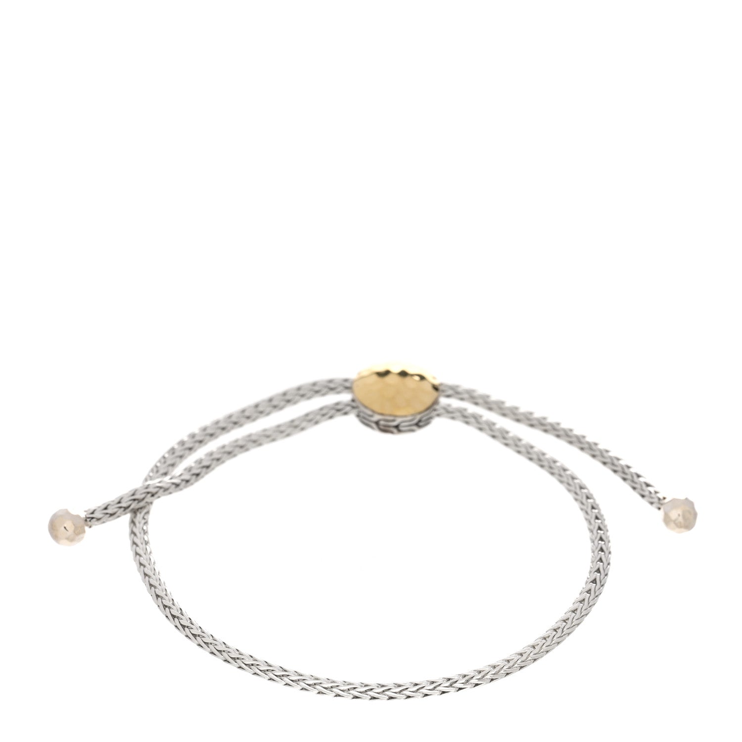 John Hardy Sterling Silver 18K Yellow Gold Palu Slider Bracelet 2 of 3