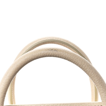 Celine Drummed Calfskin Nano Luggage Ivory 13 of 13