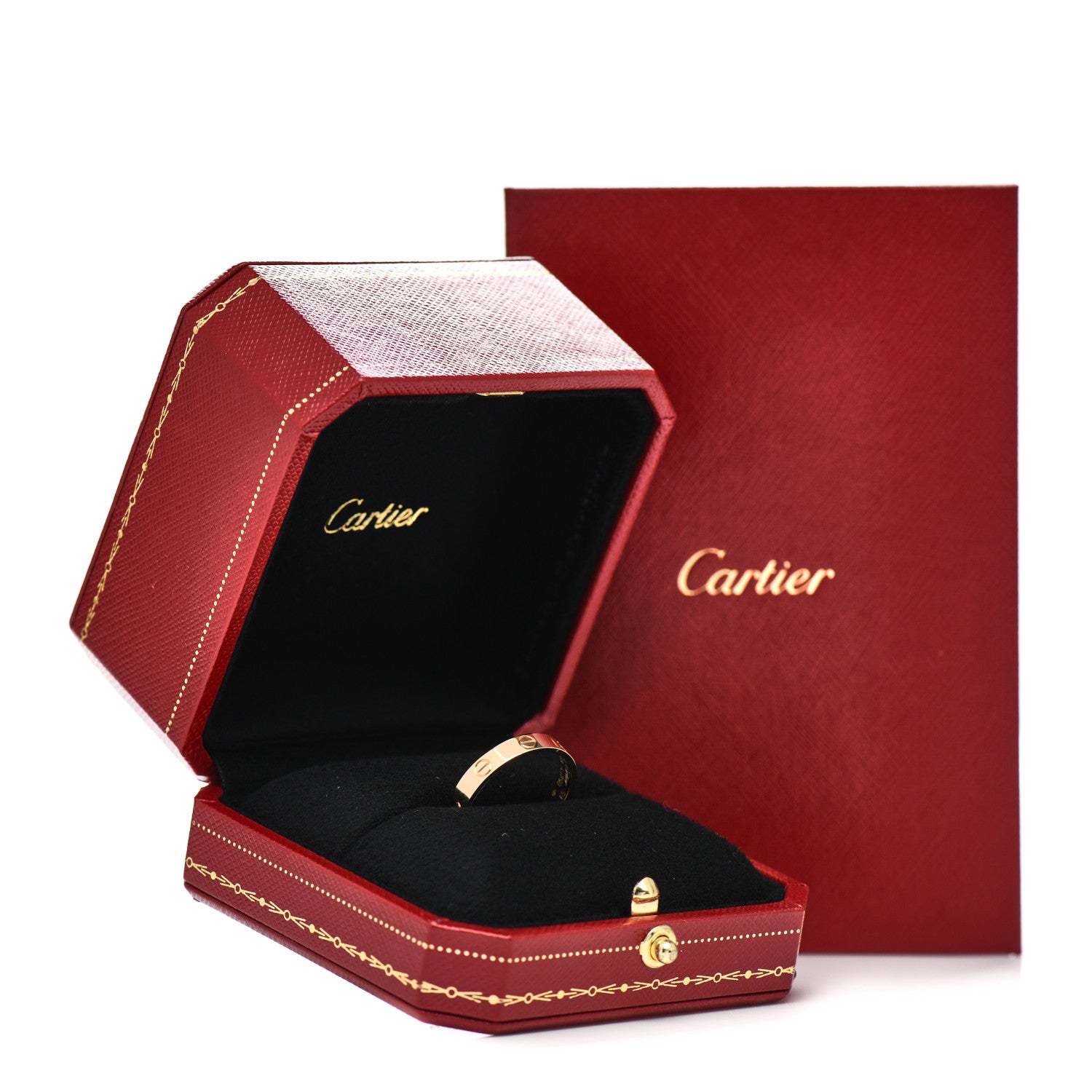 Cartier 18K Yellow Gold 3.5mm LOVE Wedding Band Ring 59 8.75 5 of 5