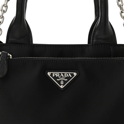 Prada Tessuto Nylon Tote Black 8 of 10