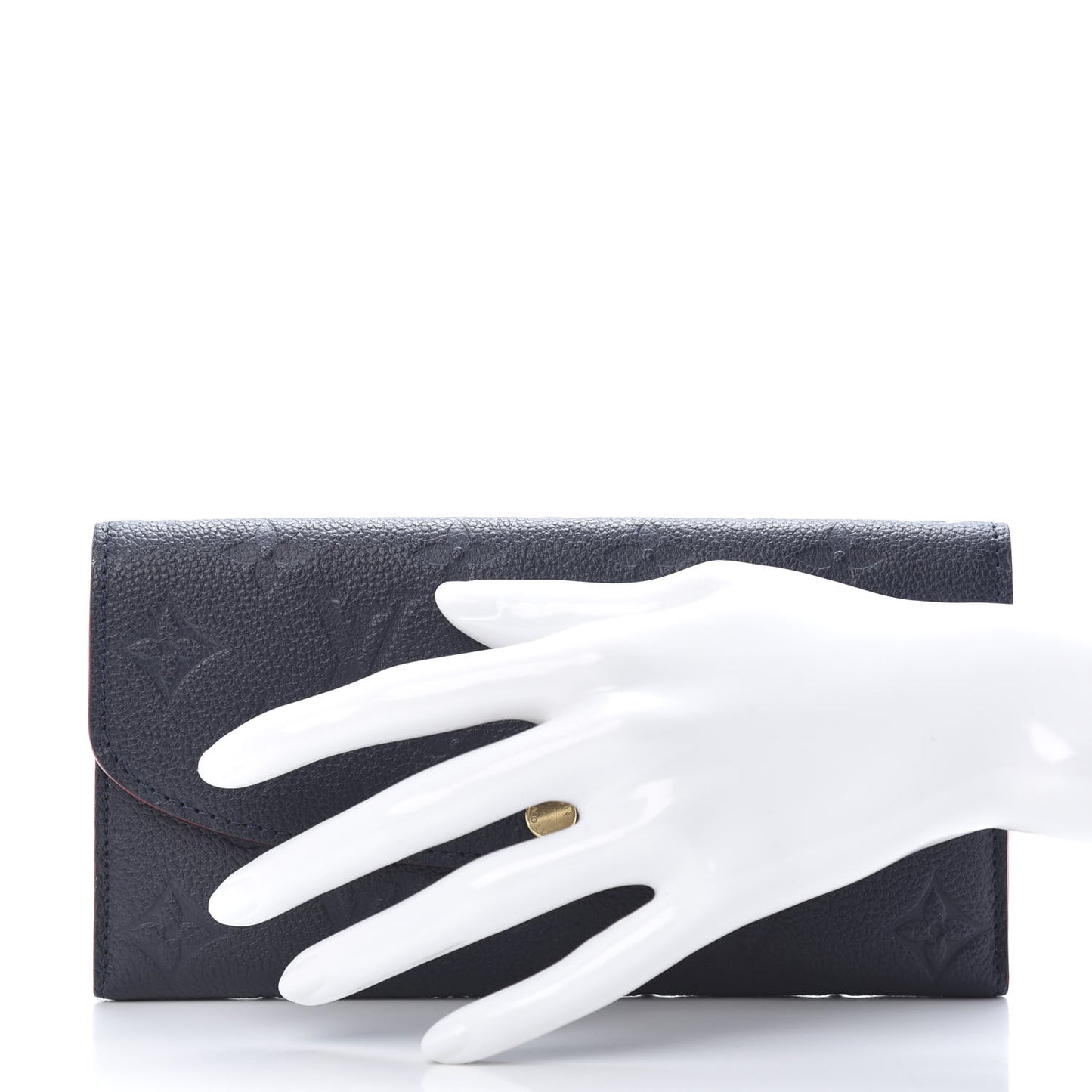 Empreinte Emilie Wallet Marine Rouge