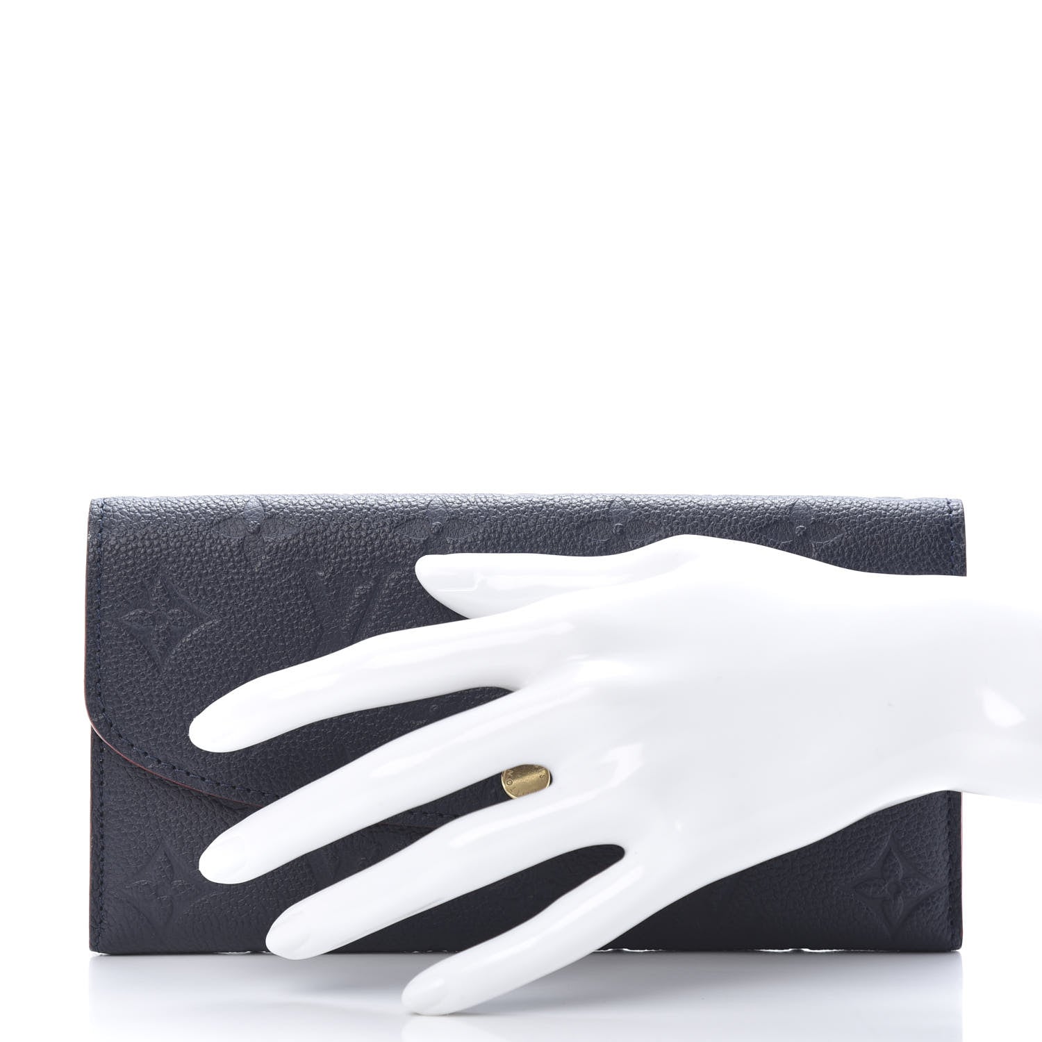 Louis Vuitton Empreinte Emilie Wallet Marine Rouge 2 of 8