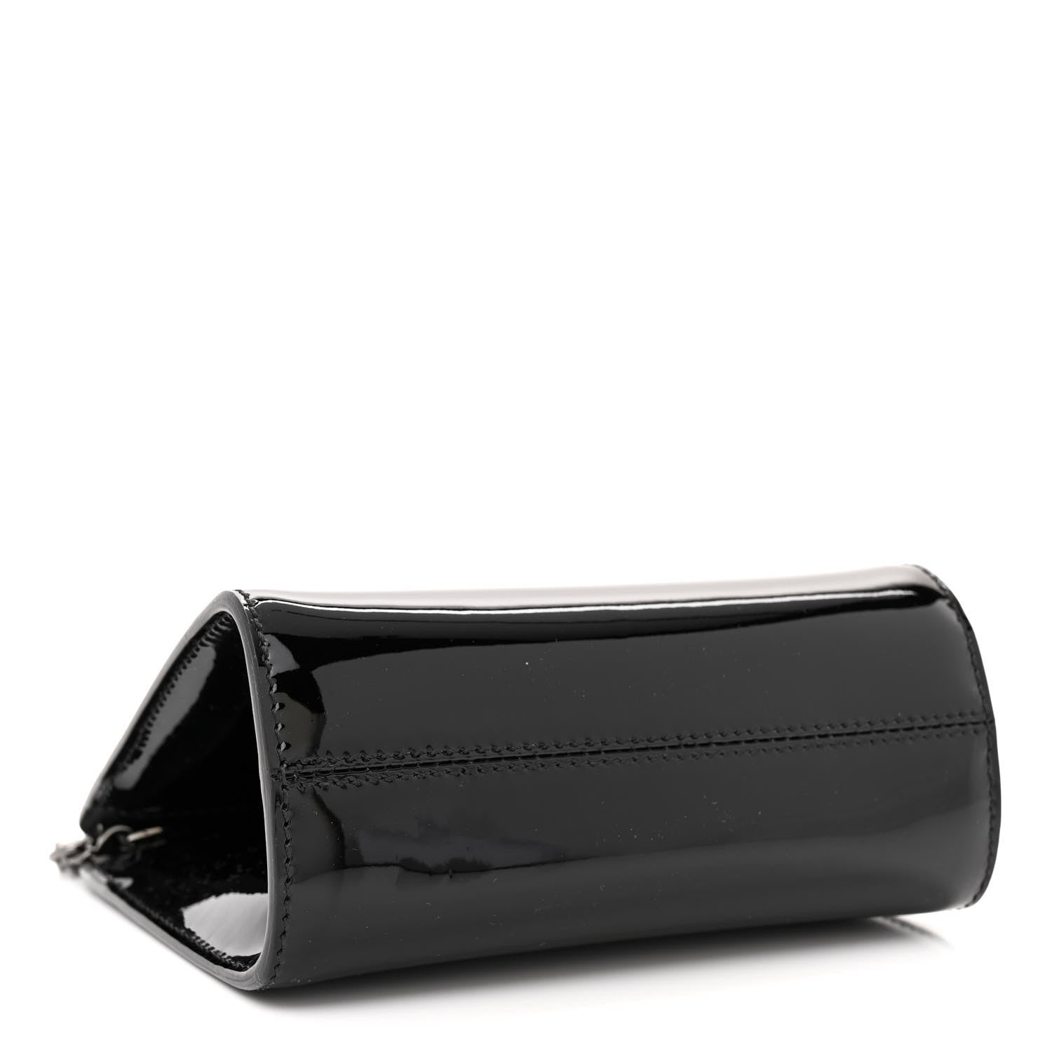 Tom Ford Patent Cosmo T Lock Chain Bag Black 4 of 10