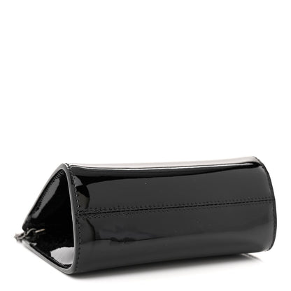 Tom Ford Patent Cosmo T Lock Chain Bag Black 4 of 10