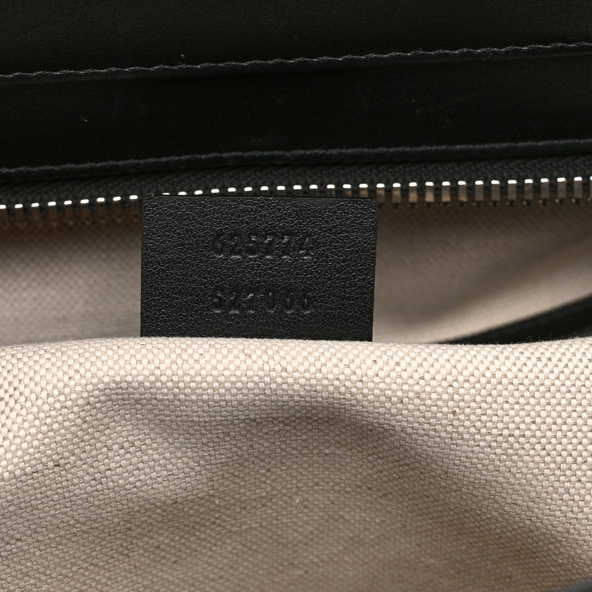 Gucci Calfskin GG Tennis Embossed Tote Bag Black 7 of 11