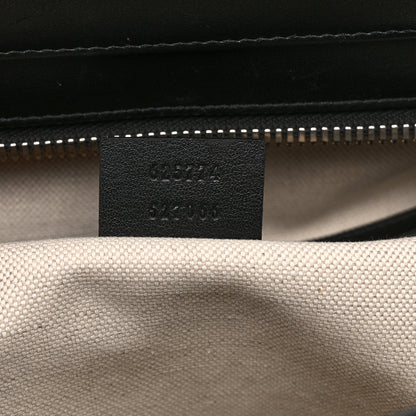 Gucci Calfskin GG Tennis Embossed Tote Bag Black 7 of 11