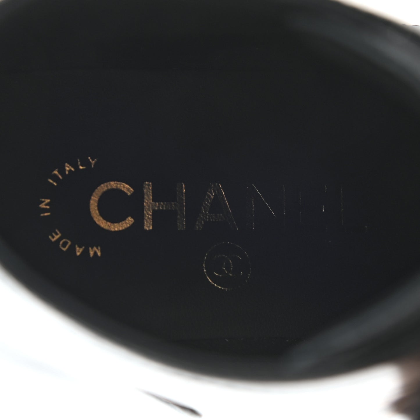 Crumpled Lambskin Shiny Calfskin Lace Up Combat Boots 36 Black