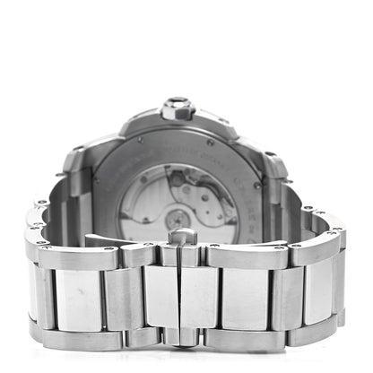 Cartier Stainless Steel 42mm Calibre de Cartier Automatic Watch Black 3 of 4