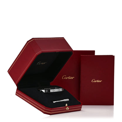 Cartier 18K White Gold LOVE Bracelet 19 10 of 10