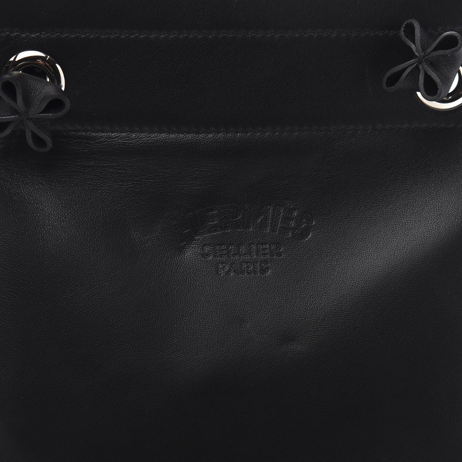 Hermes Milo Lambskin Swift Mini Aline Black 11 of 11