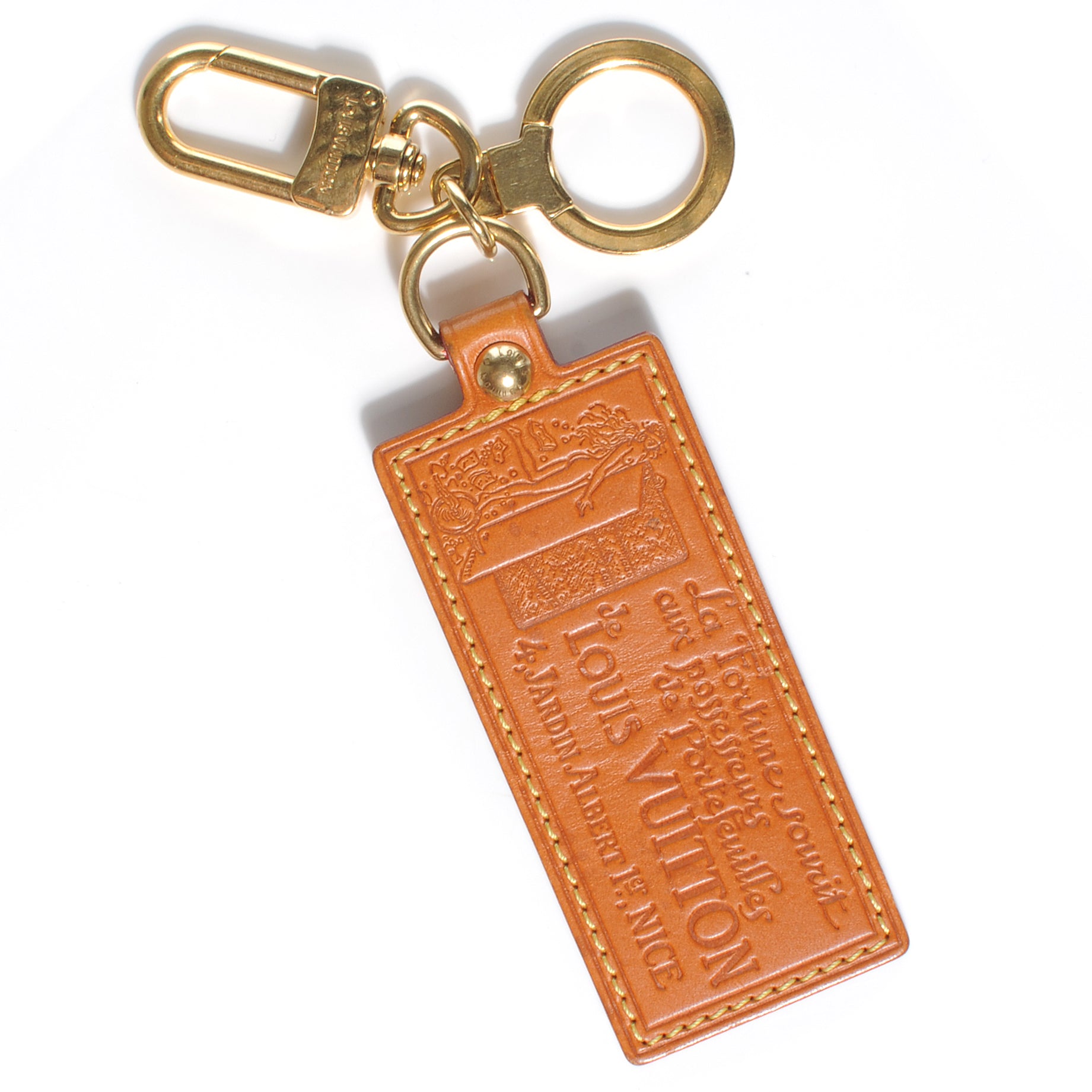 Louis Vuitton Vachetta Porte Clefs Fortune Key Chain 1 of 4