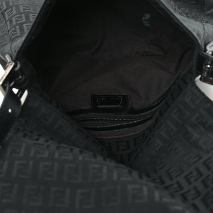 Fendi Zucchino Mama Baguette Black 5 of 14