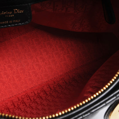 Christian Dior Lambskin Cannage Large Lady Dior Black 7 of 8