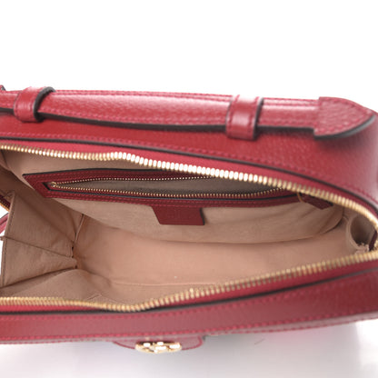 Gucci GG Supreme Monogram Flora Web Small Ophidia Top Handle Shoulder Bag Hibiscus Red 4 of 4
