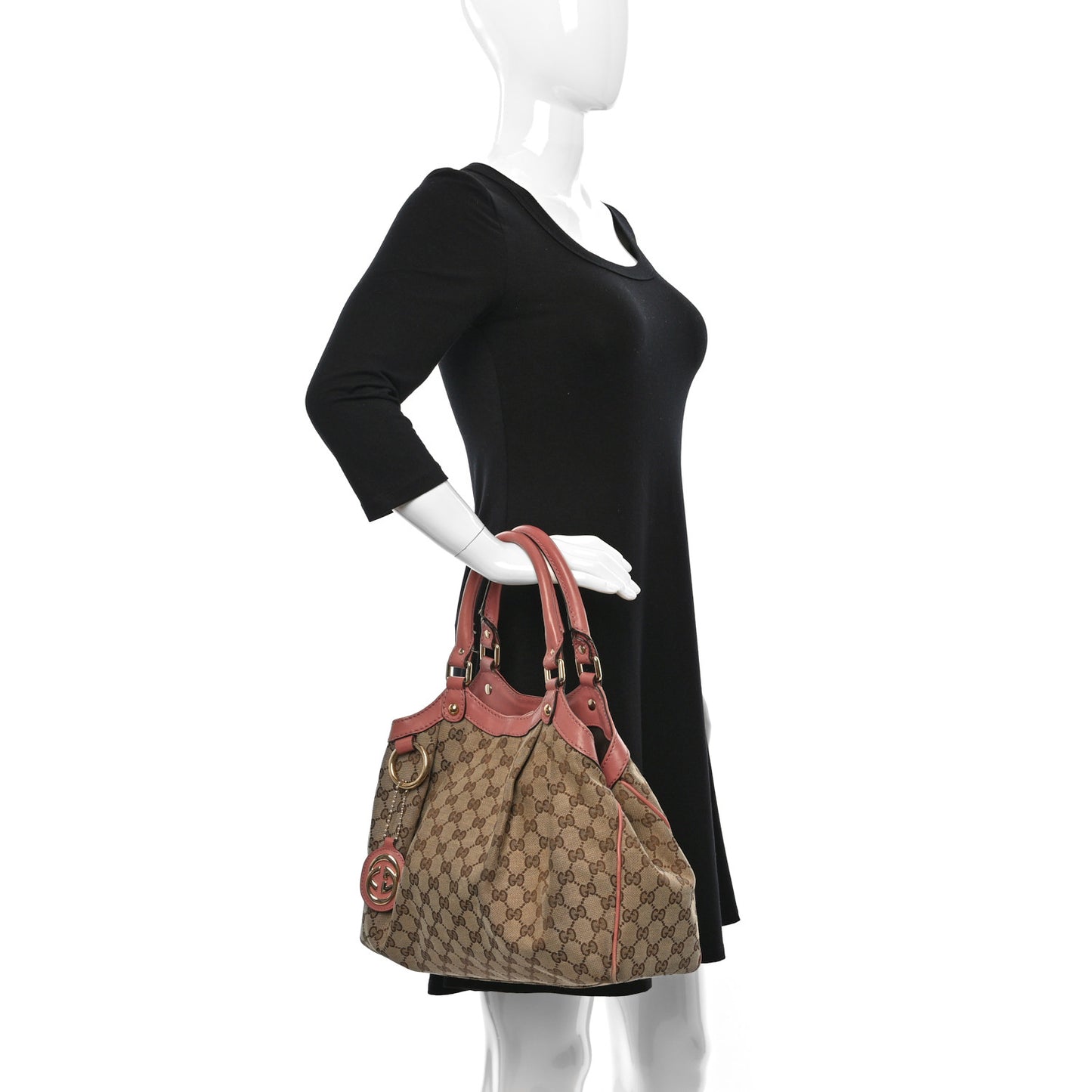 Monogram Medium Sukey Tote Pink