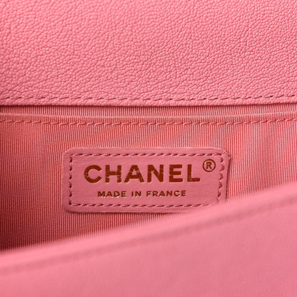 Chanel Caviar Quilted Medium Boy Flap Pink 6 of 10