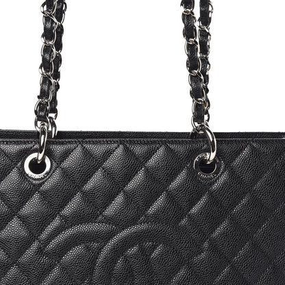Chanel Caviar Quilted Grand Shopping Tote GST Black 10 of 10