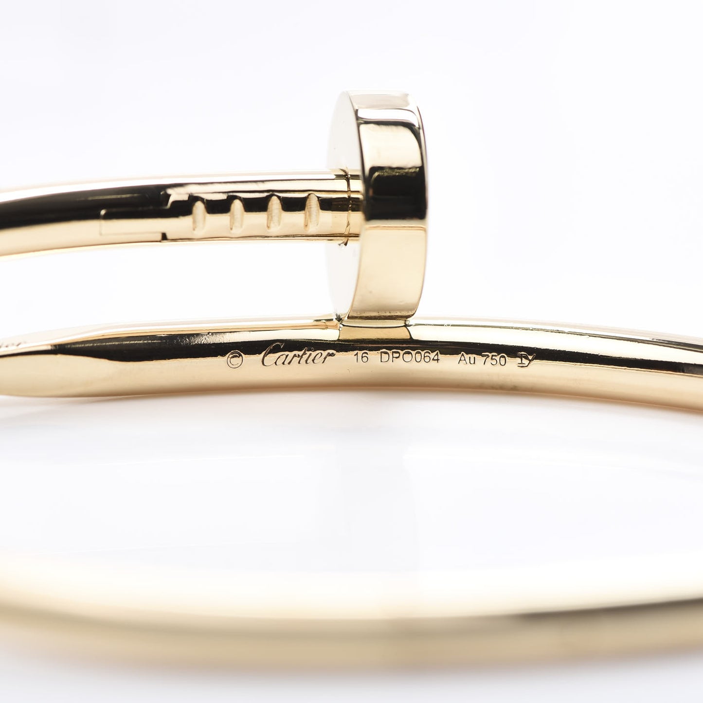 18K Yellow Gold Juste Un Clou Bracelet 16