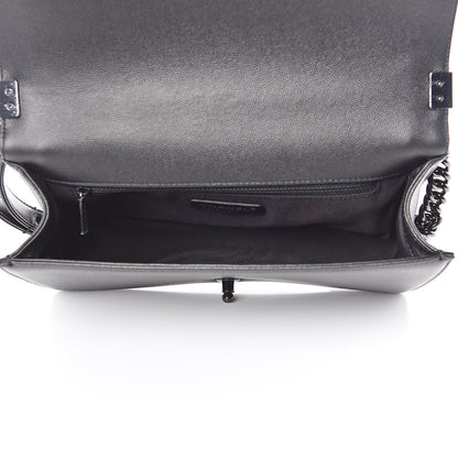 Chanel Caviar Quilted New Medium Boy Flap So Black 5 of 11