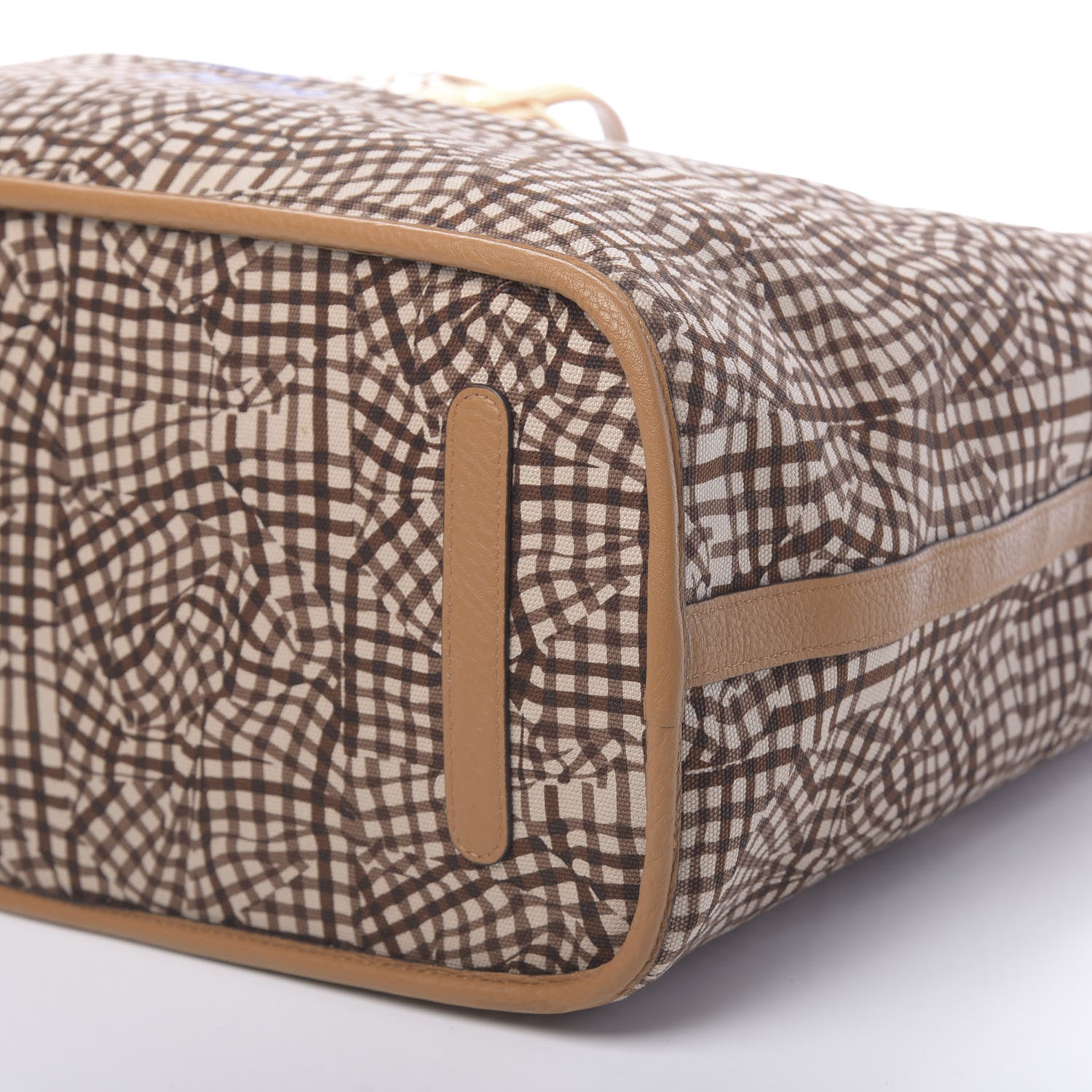 MCM Visetos Large Liz Reversible Shopper Tote Cognac 14 of 15