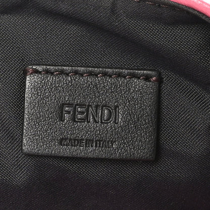 Fendi Nappa FF 1974 Embossed Mini Baguette Rosa Fluo 6 of 10