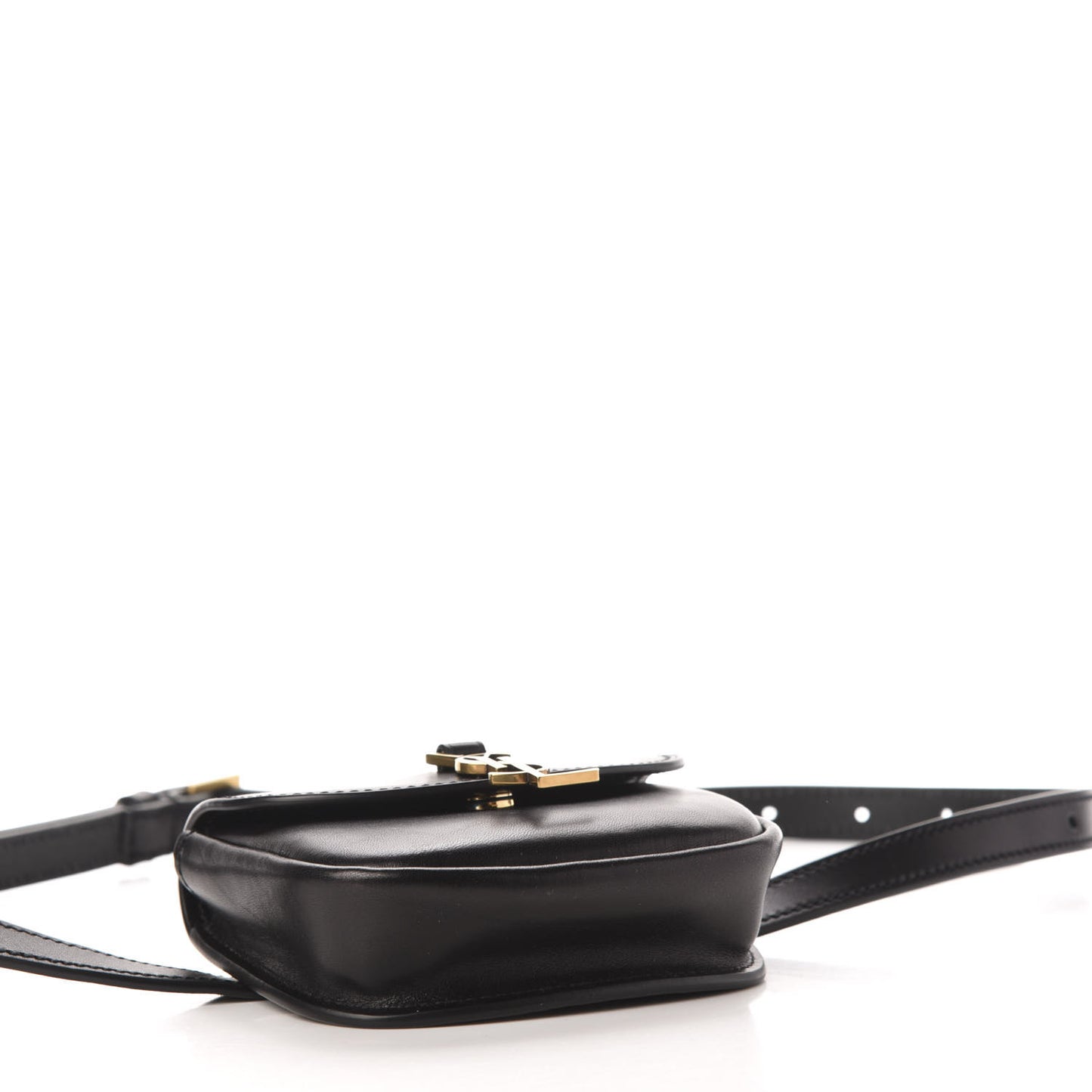 Smooth Calfskin Mini Classic Monogram Kaia Belt Black