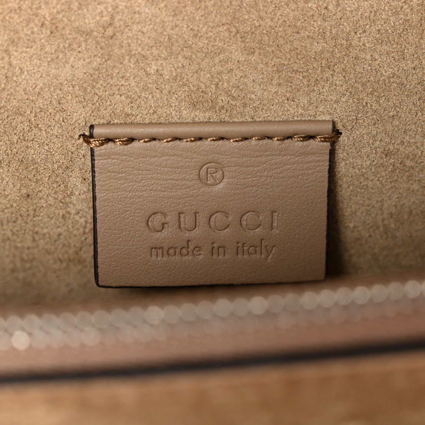 GG Supreme Monogram Small Dionysus Shoulder Bag Taupe
