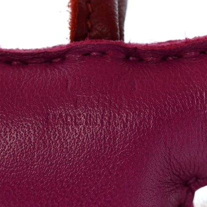 Hermes Milo Lambskin Shearling Budy Charm Rose Pourpre 3 of 4