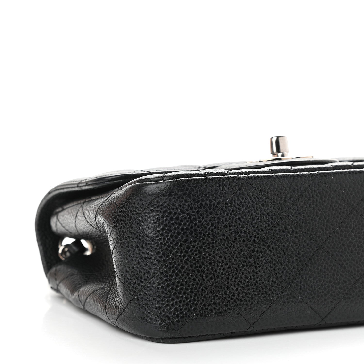 Chanel Caviar Quilted Mini Square Flap Black 8 of 9